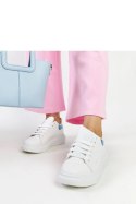 Białe sneakersy eko-skórzane Fatimah - Solea