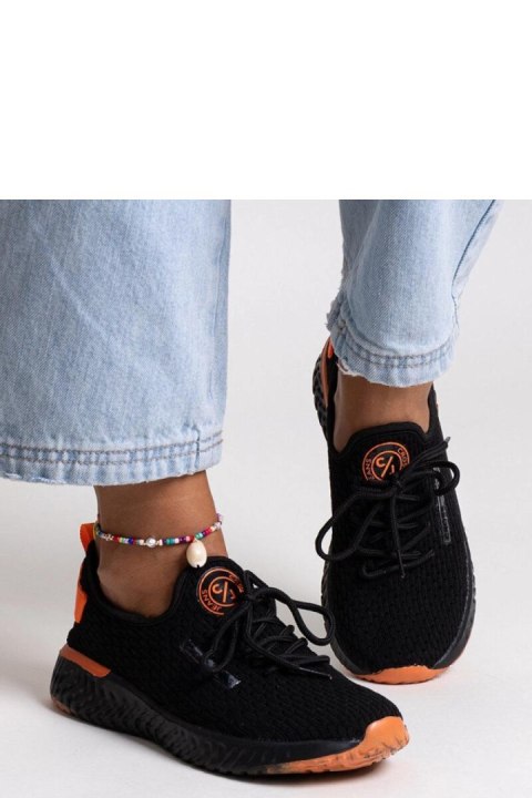 Czarne materiałowe sneakersy damskie CROSS JEANS - Solea Czarne materiałowe sneakersy damskie CROSS JEANS - Solea