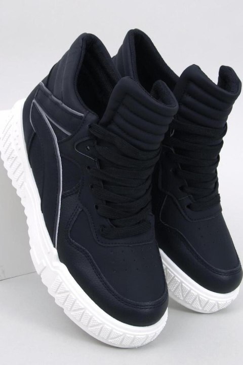 Buty sportowe Sneakersy damskie za kostkę GAHINE BLACK - Inello