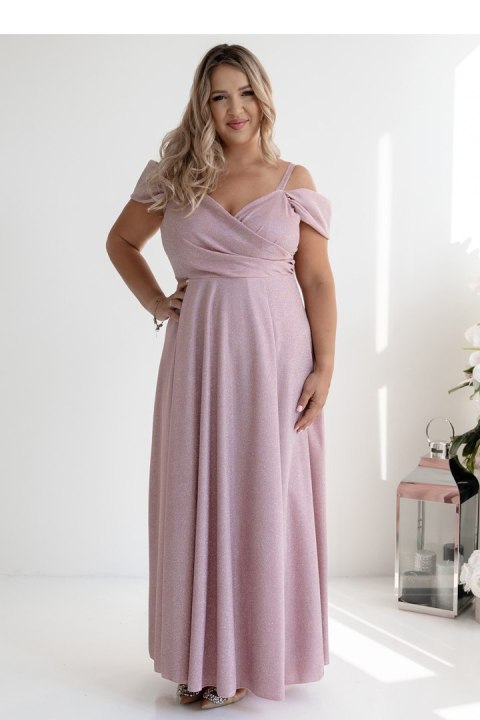 Sukienka Model Walentina Lux 001117. Dirty Pink - With You Sukienka Model Walentina Lux 001117. Dirty Pink - With You